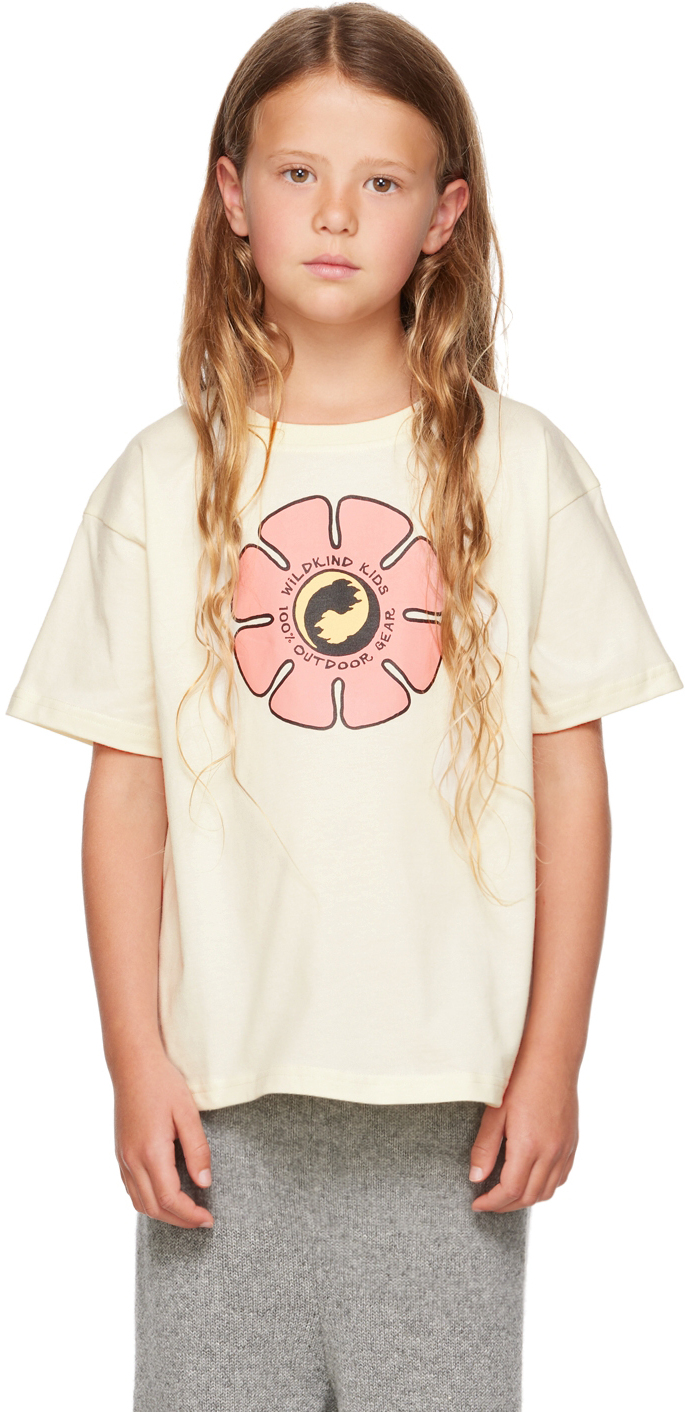 Kids Off-White Tropical Jungle T-Shirt Ssense Abbigliamento Top e t-shirt T-shirt T-shirt a maniche corte 