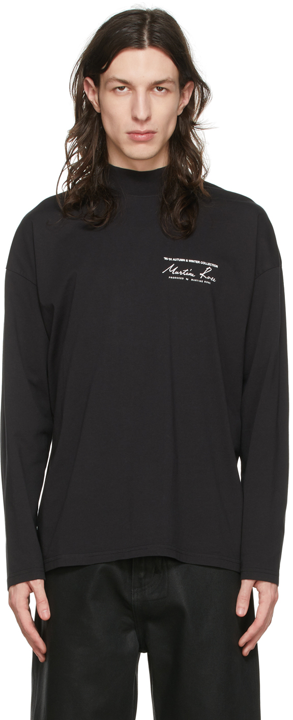 Martine Rose Black Cotton T-Shirt