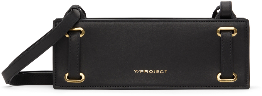Y/project Black Mini Accordion Baguette Bag