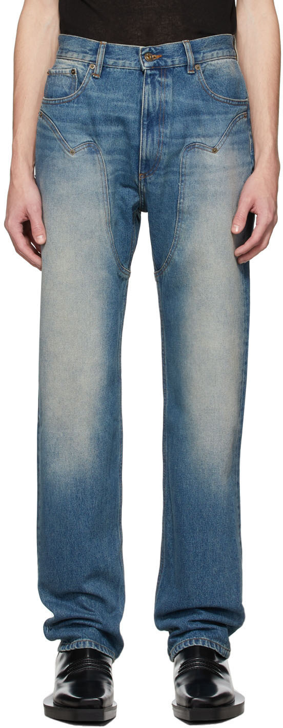 Blue Cowboy Chap Jeans