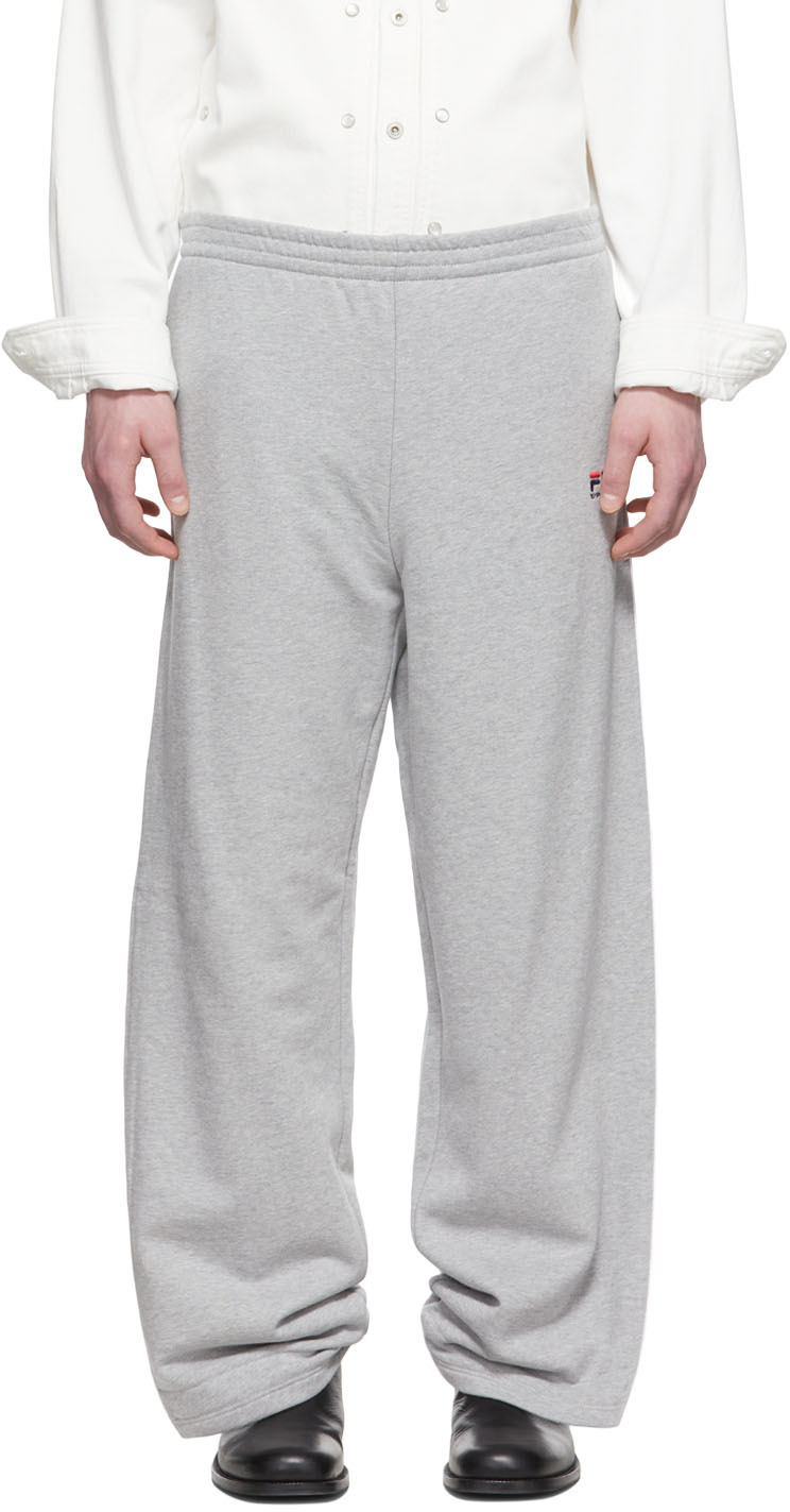 Y/project Grey Fila Edition Cotton Lounge Pants