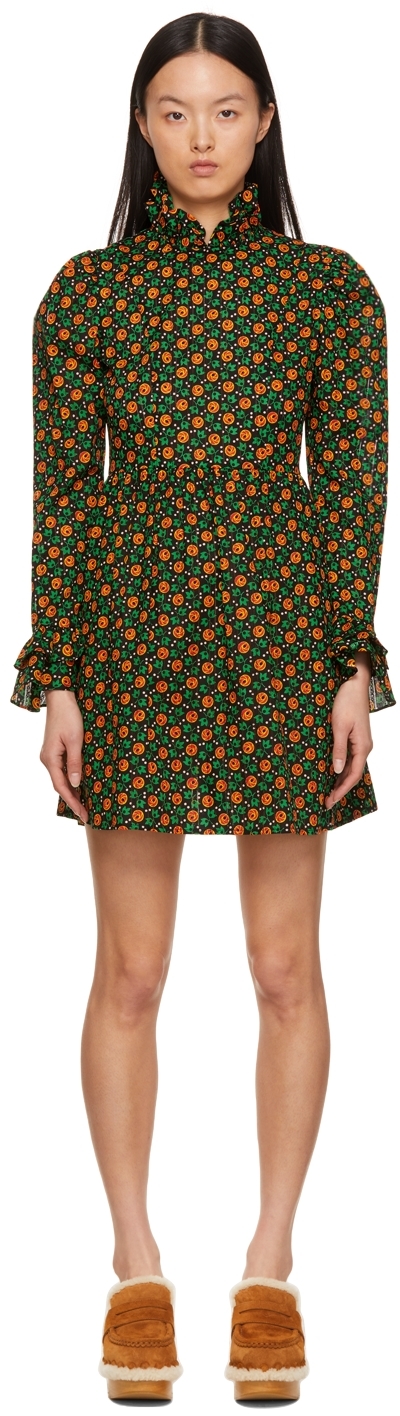 Anna Sui Multicolor Batsheva Edition Grace Dress