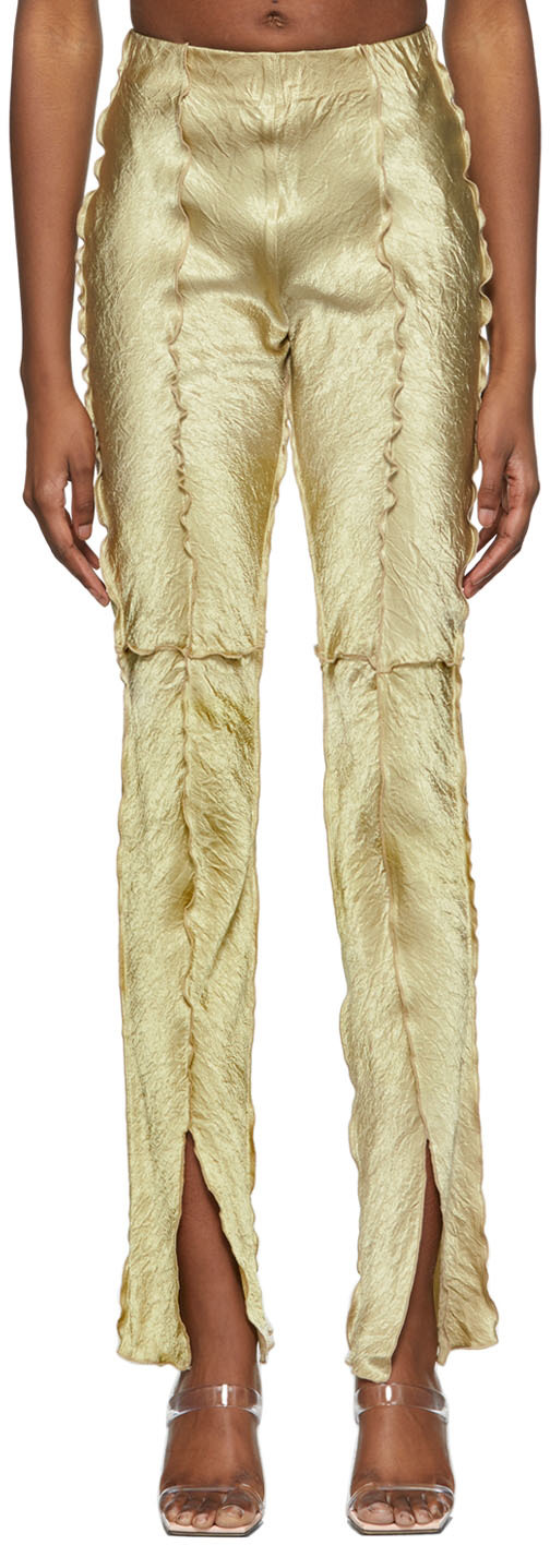 Yuzefi Green Split Trousers