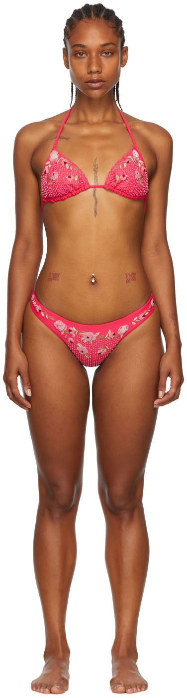 Blumarine Pink Nylon Bikini