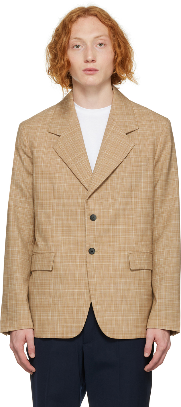 Second/Layer: Tan Valluco Blazer | SSENSE