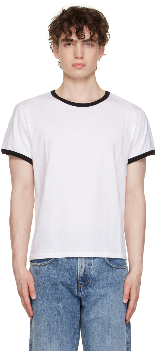 SSENSE Exclusive White Ringer T-Shirt