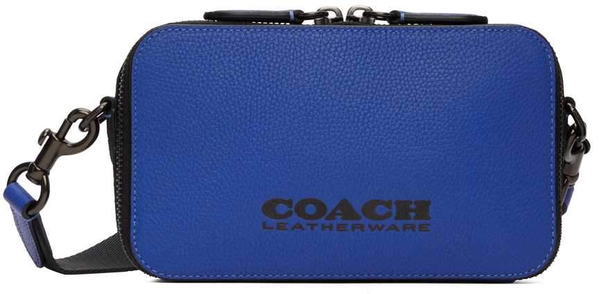 Coach 1941 Blue Charter Slim Crossbody Messenger Bag