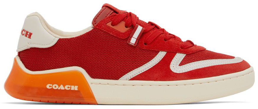 Coach 1941 Red Citysole Court Sneakers