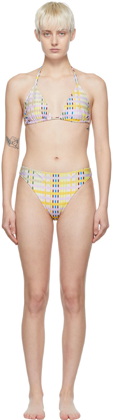 SSENSE Exclusive Yellow Dahlia Bikini