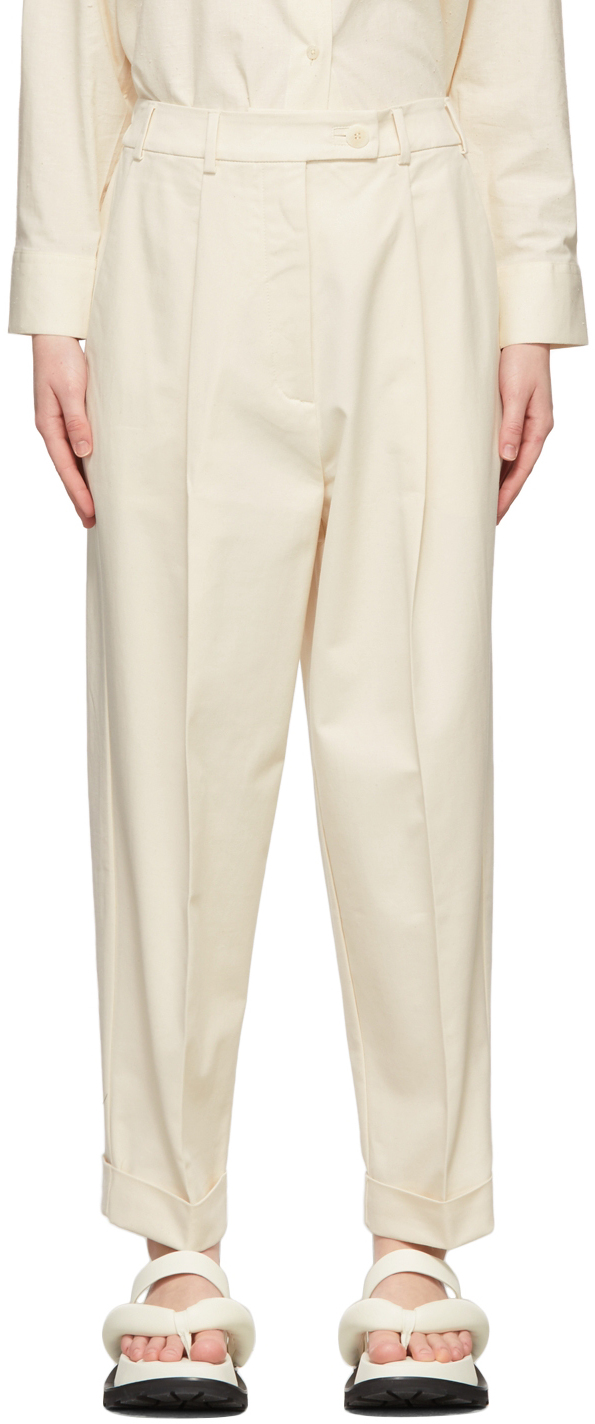 CORDERA Off-White Masculine Trousers