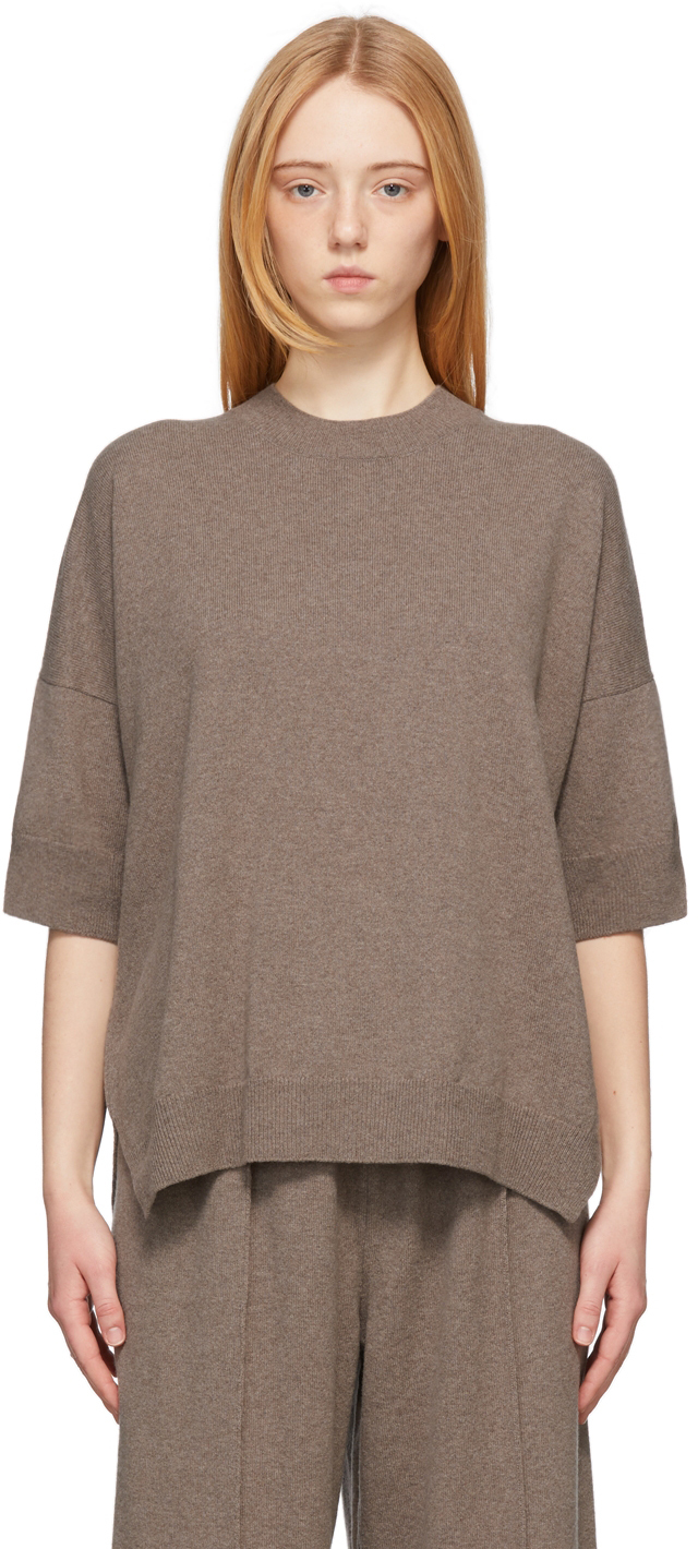 taupe cashmere sweater