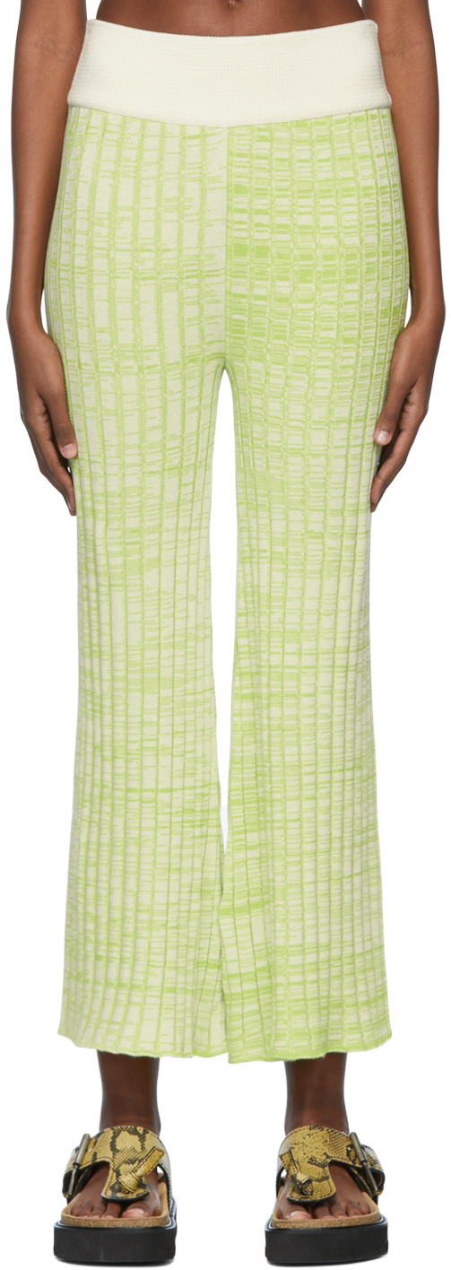 Green Viscose Trousers