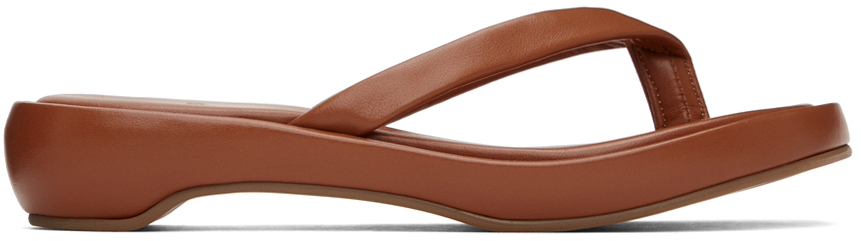 LÉMÉLS Tan Thong Flat Sandals
