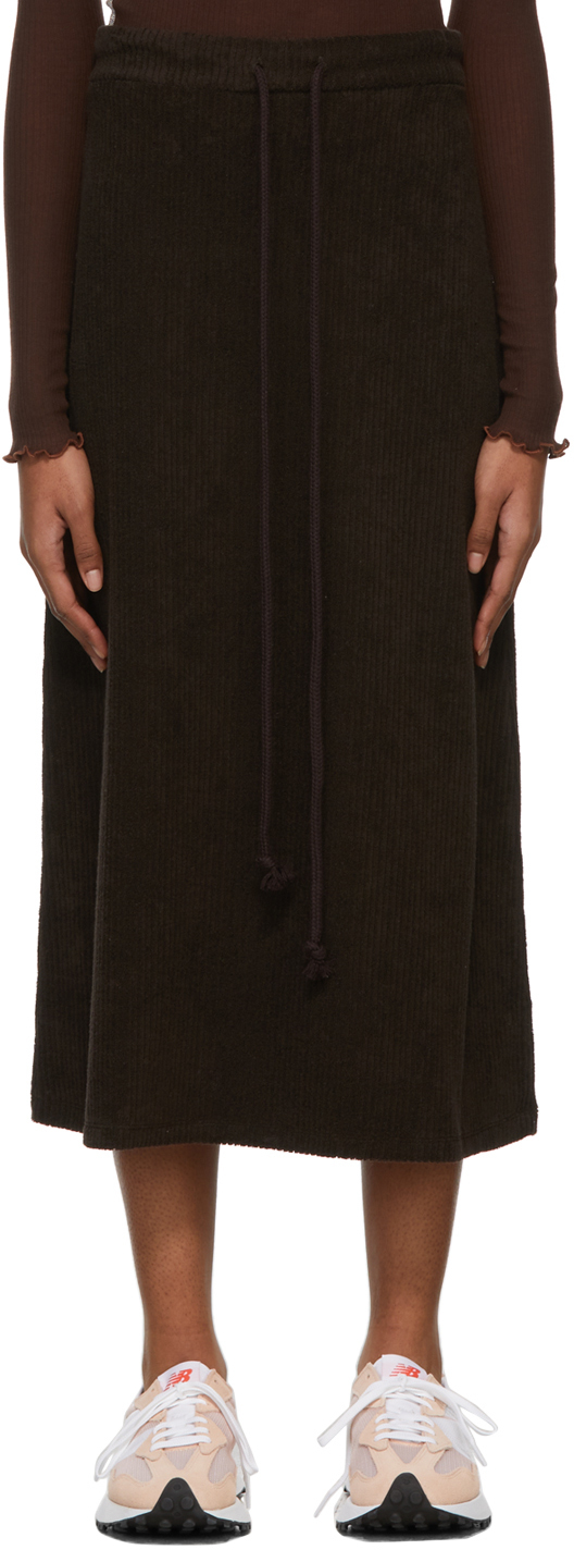 Baserange Brown Douglas Skirt | Smart Closet
