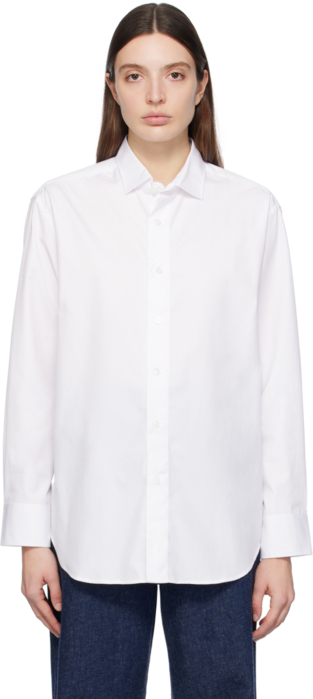 White Ole Shirt by Baserange on Sale