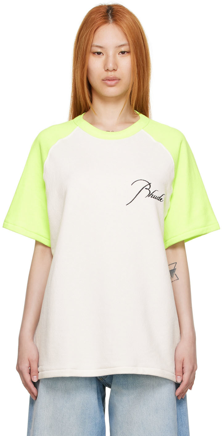 Rhude White Cotton T-Shirt