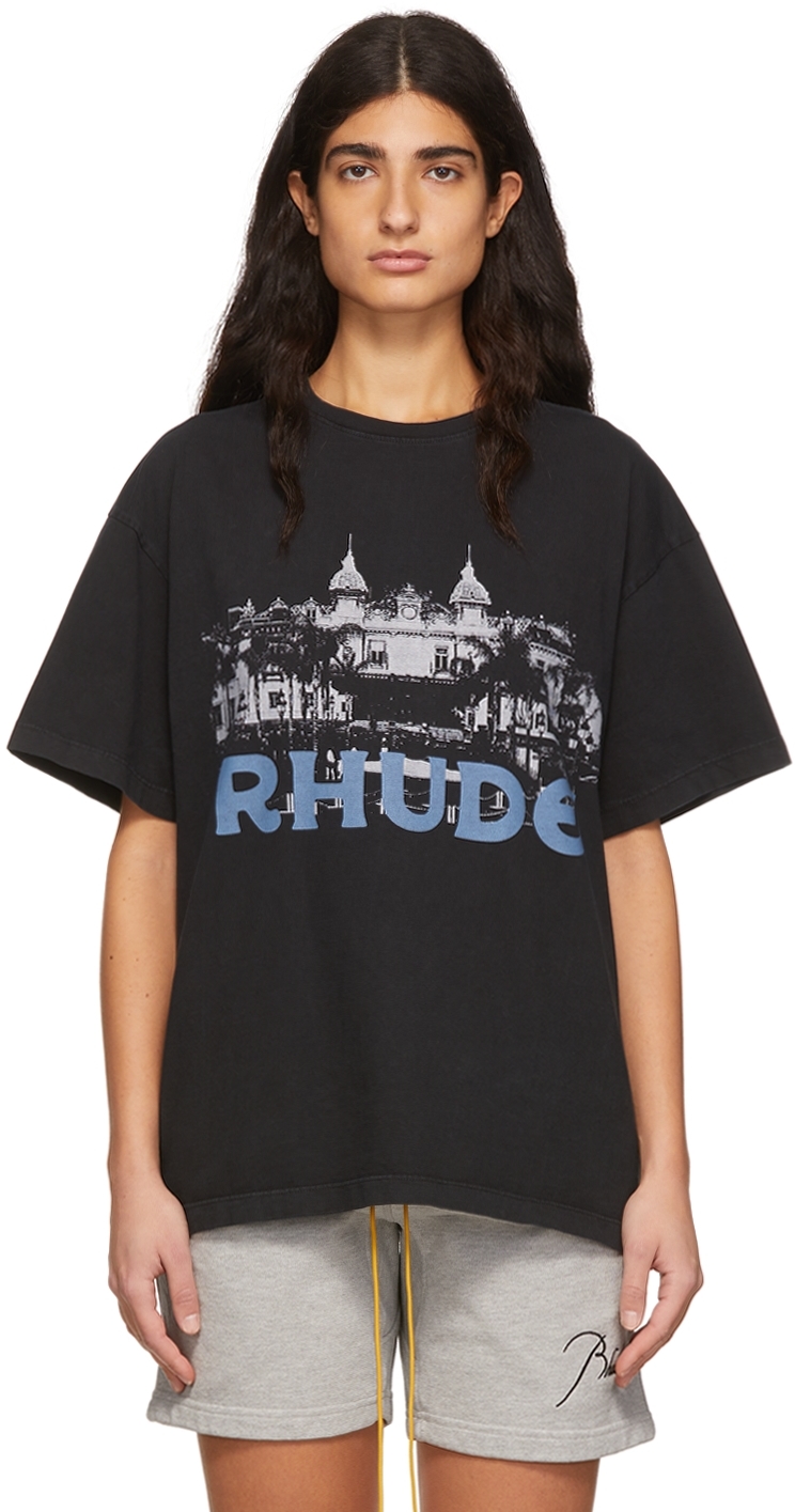Rhude Black Casino T-Shirt