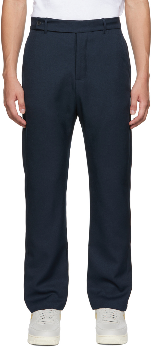 SSENSE Exclusive Navy Suiting Trousers by Rhude on Sale