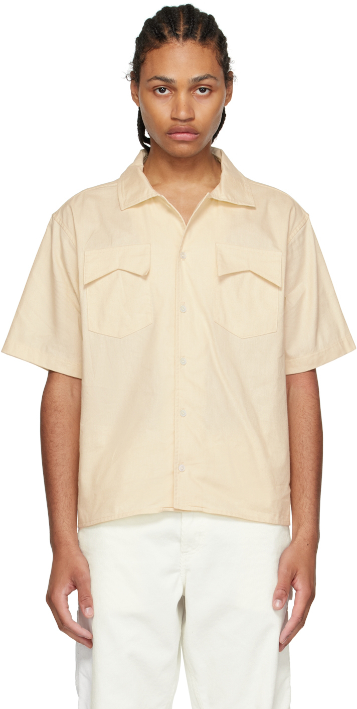 Rhude Off-White Cotton Shirt