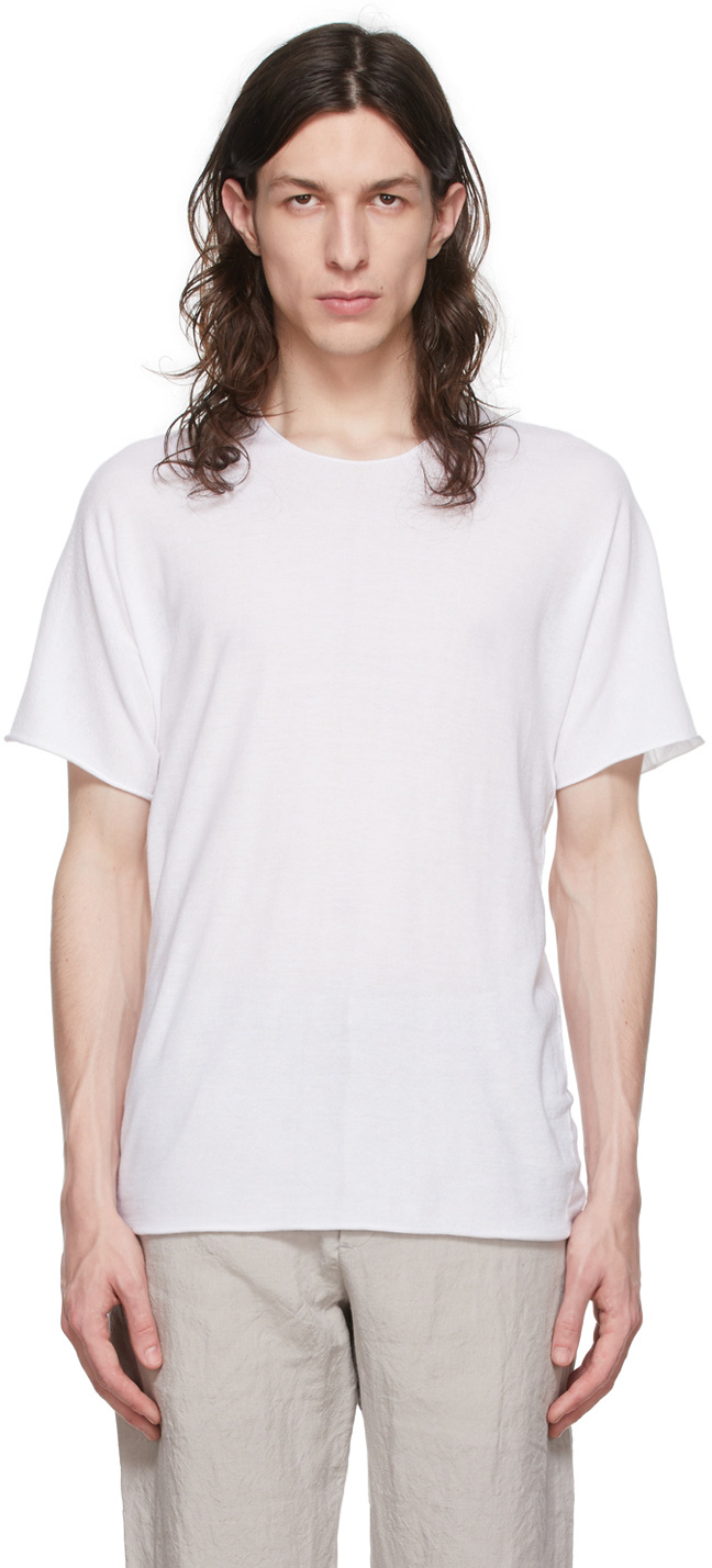 Label Under Construction White Cotton T-Shirt