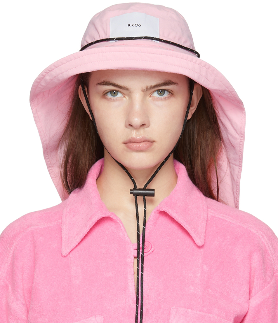 KkCo SSENSE Exclusive Pink Camp Bucket Hat