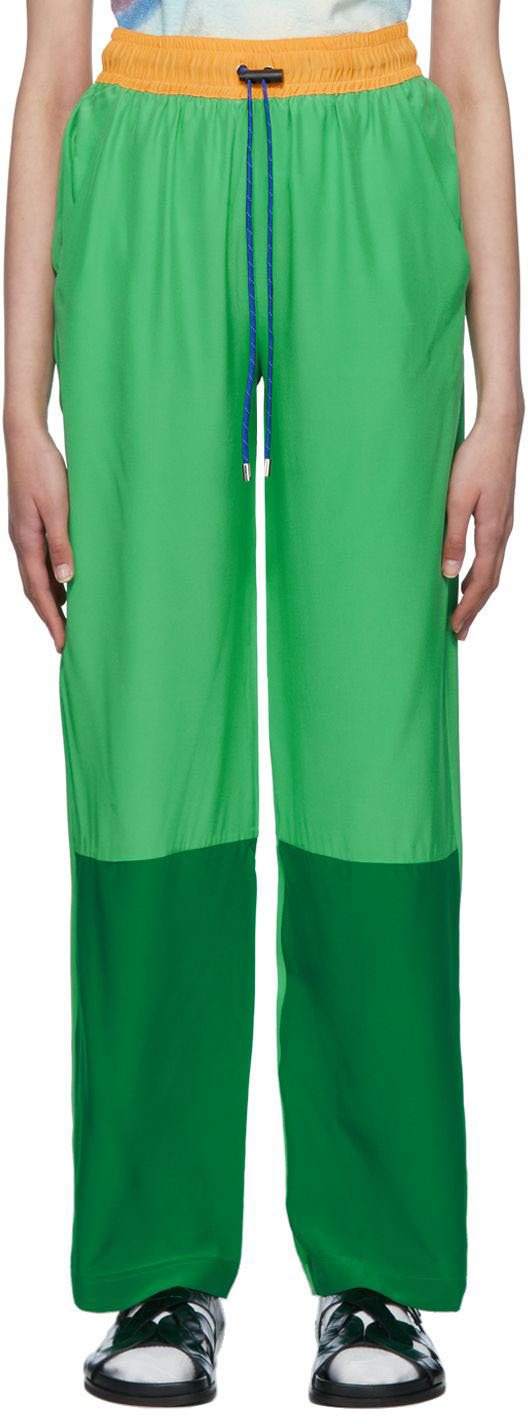 KkCo Green Drawstring Lounge Pants