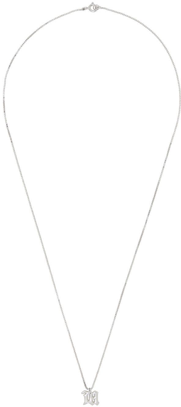 Misbhv Silver 'the M' Necklace