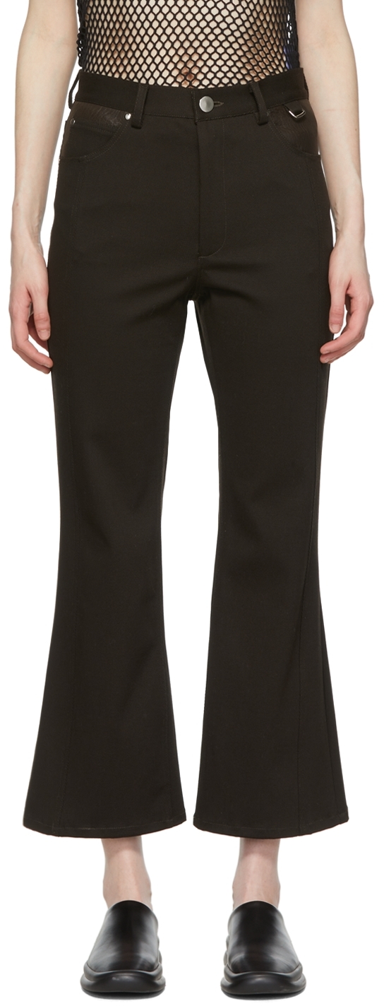 【関税込み】Maiden Name SSENSE限定 ブラウン Brea ジーンズ SSENSE Exclusive Brown Brea Jeans by Maiden Name on Sale