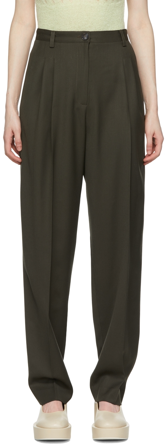 Maiden Name SSENSE Exclusive Brown Emily Trousers