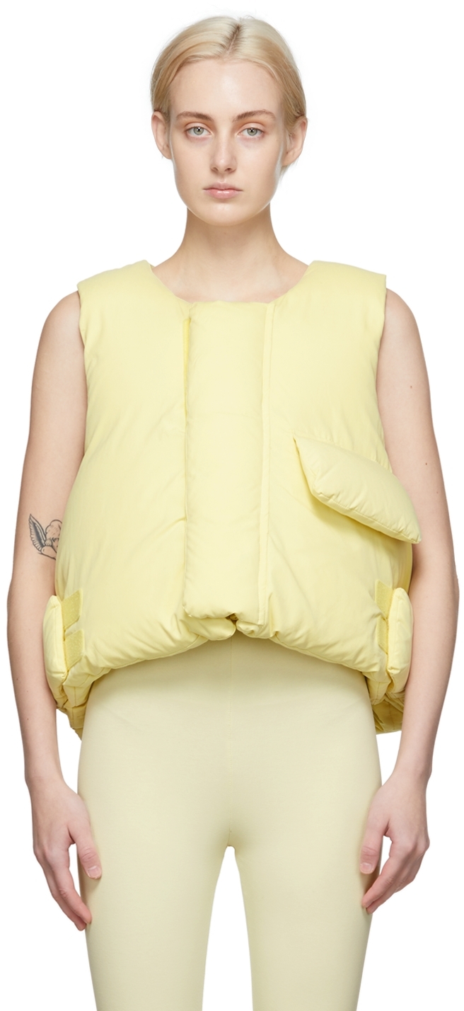 Entire studios pillow vest yellow ベスト toolsplanet.com.mt