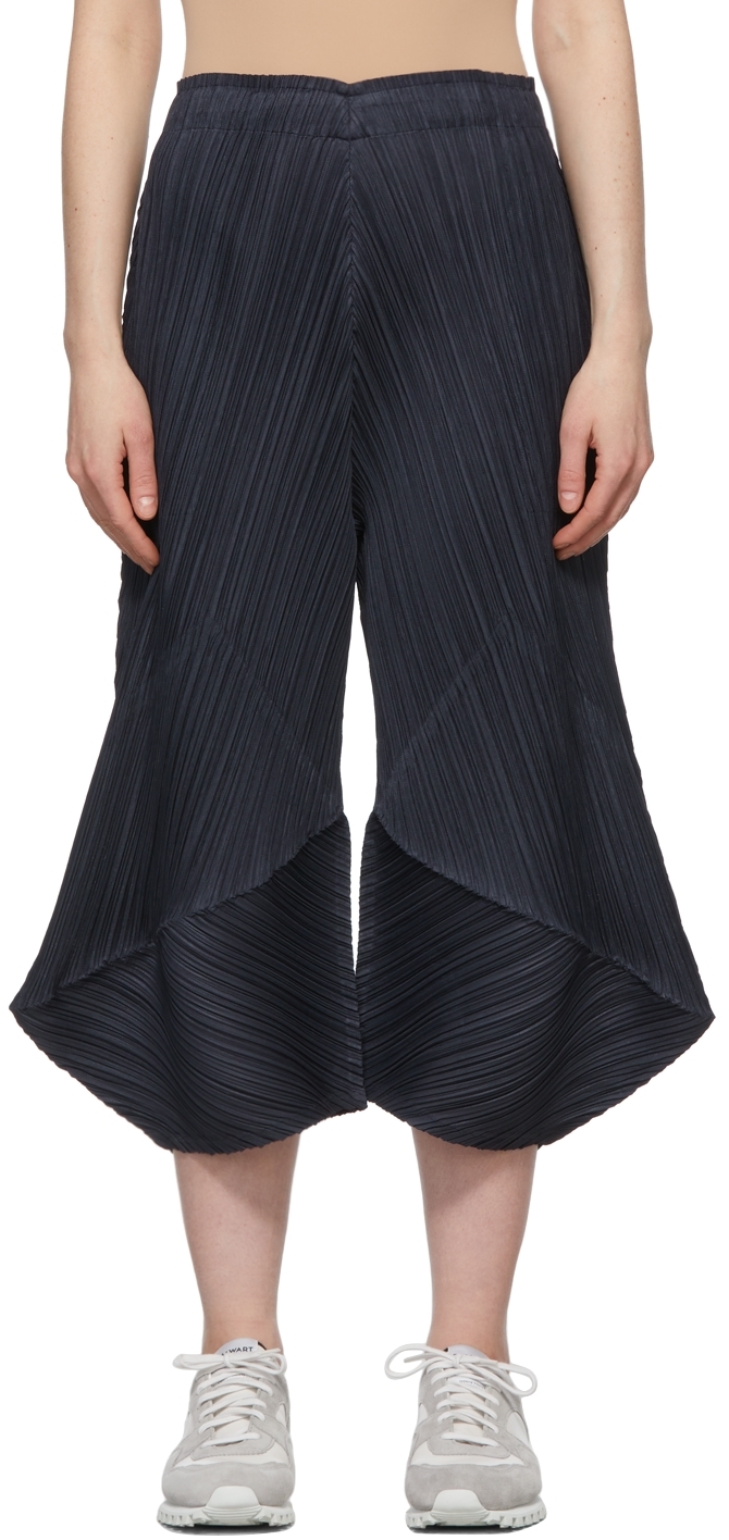 Navy Thicker Bottoms 1 Trousers