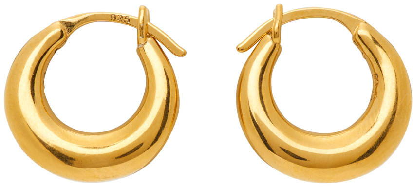 Sophie Buhai Gold Tiny Essential Hoops | Smart Closet