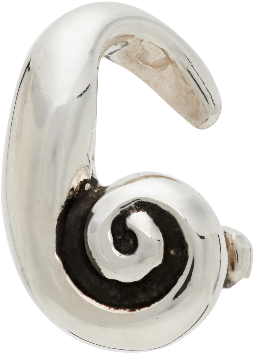 Silver Nautilus Ear Cuff by Sophie Buhai on Sale