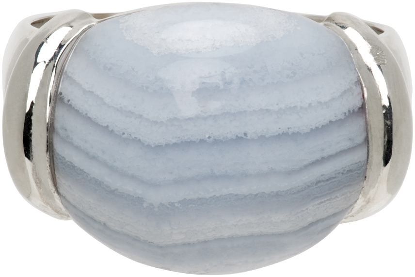 Sophie Buhai Silver Chalcedony Ring
