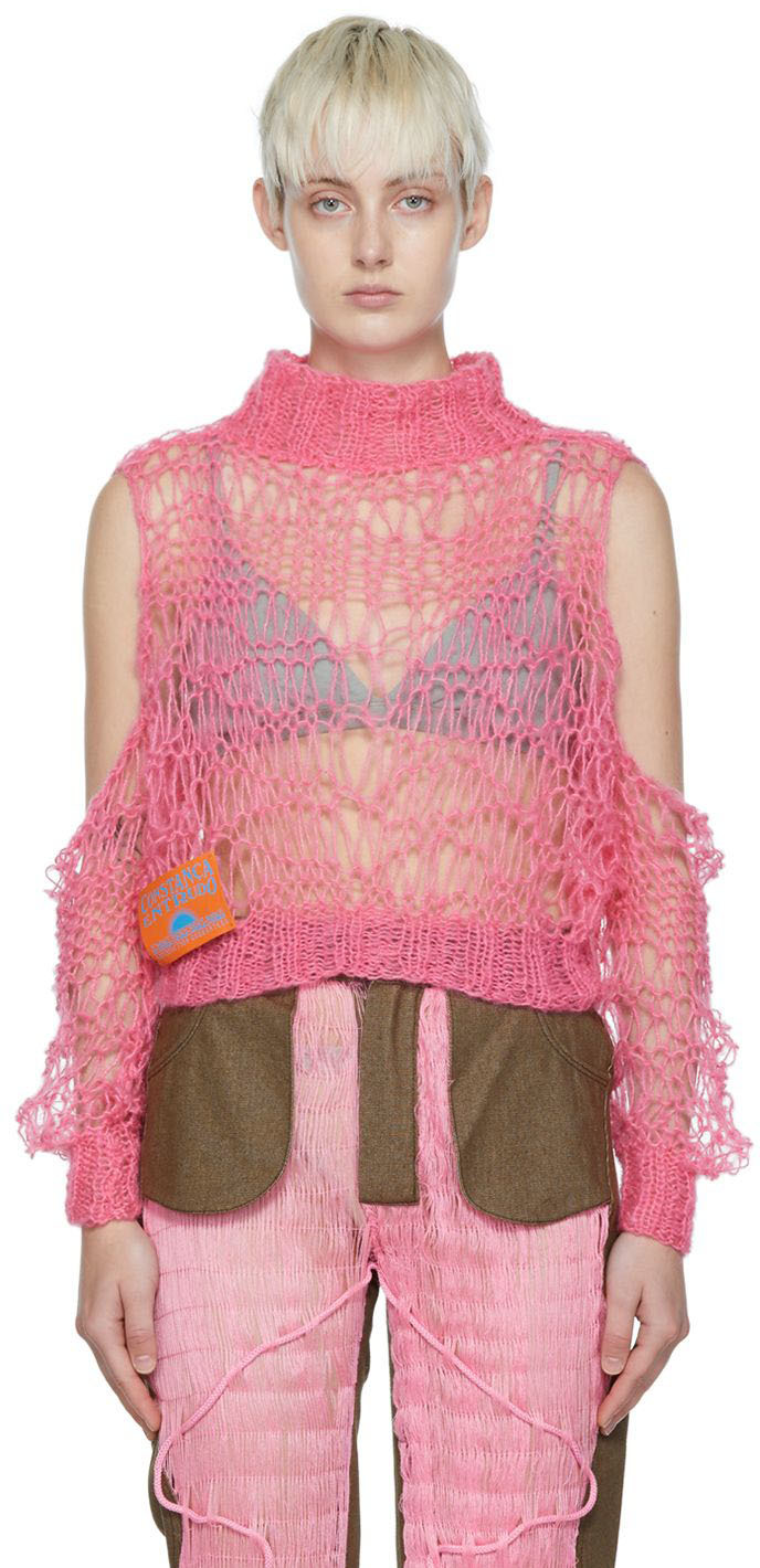 Constança Entrudo Pink Mohair Sweater