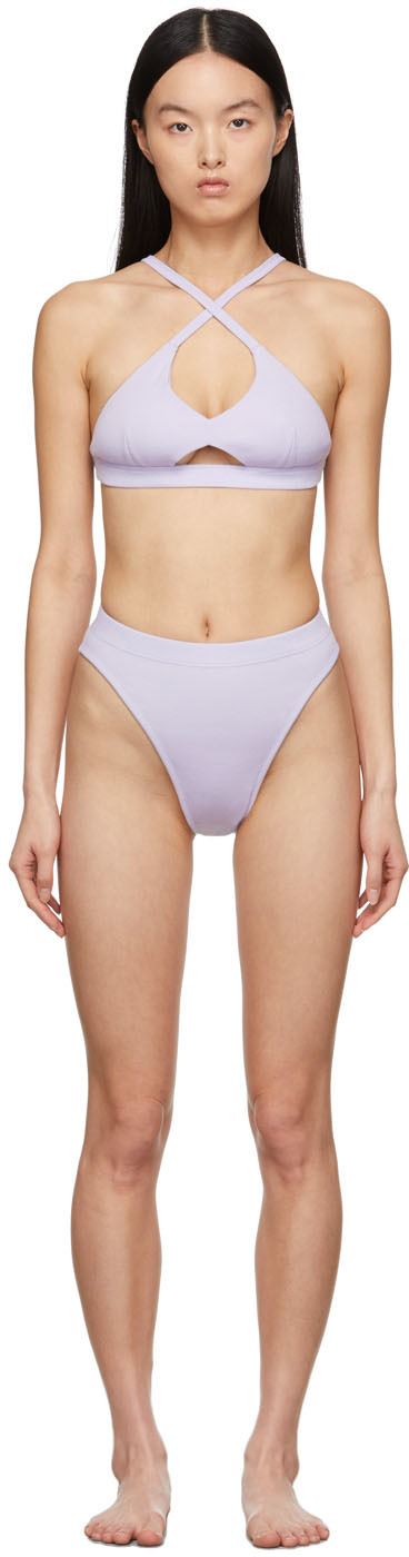 Marieyat Purple Steph & Island Underwear Set