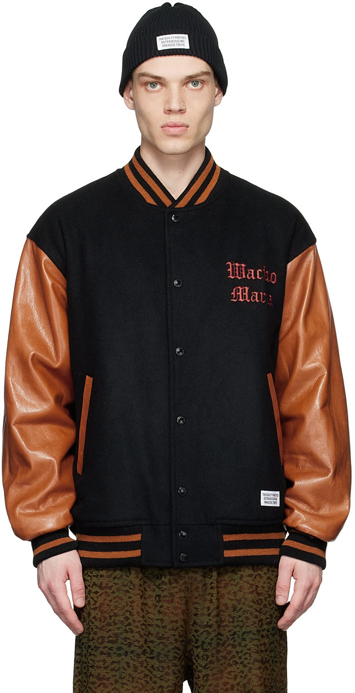 54%OFF!】 22 ss wacko maria varsity jacket tdh-latinoamerica.de