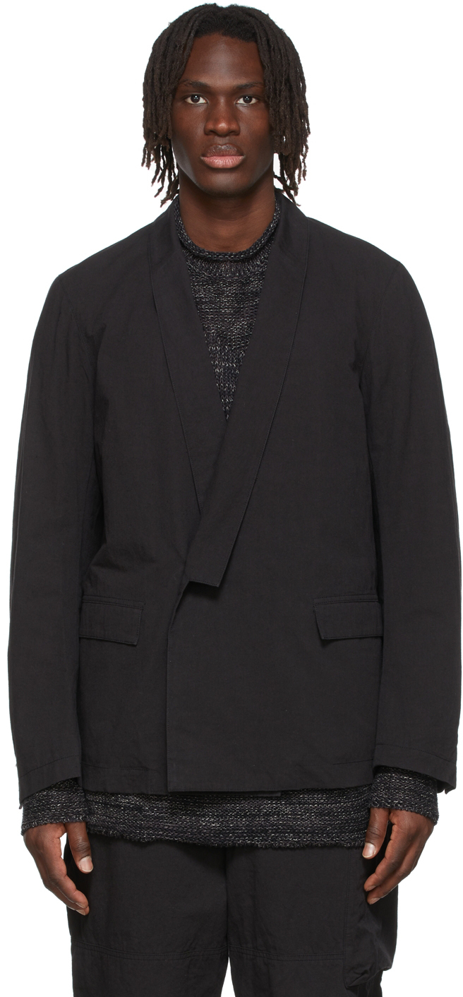 The Viridi-anne Black Cotton Jacket