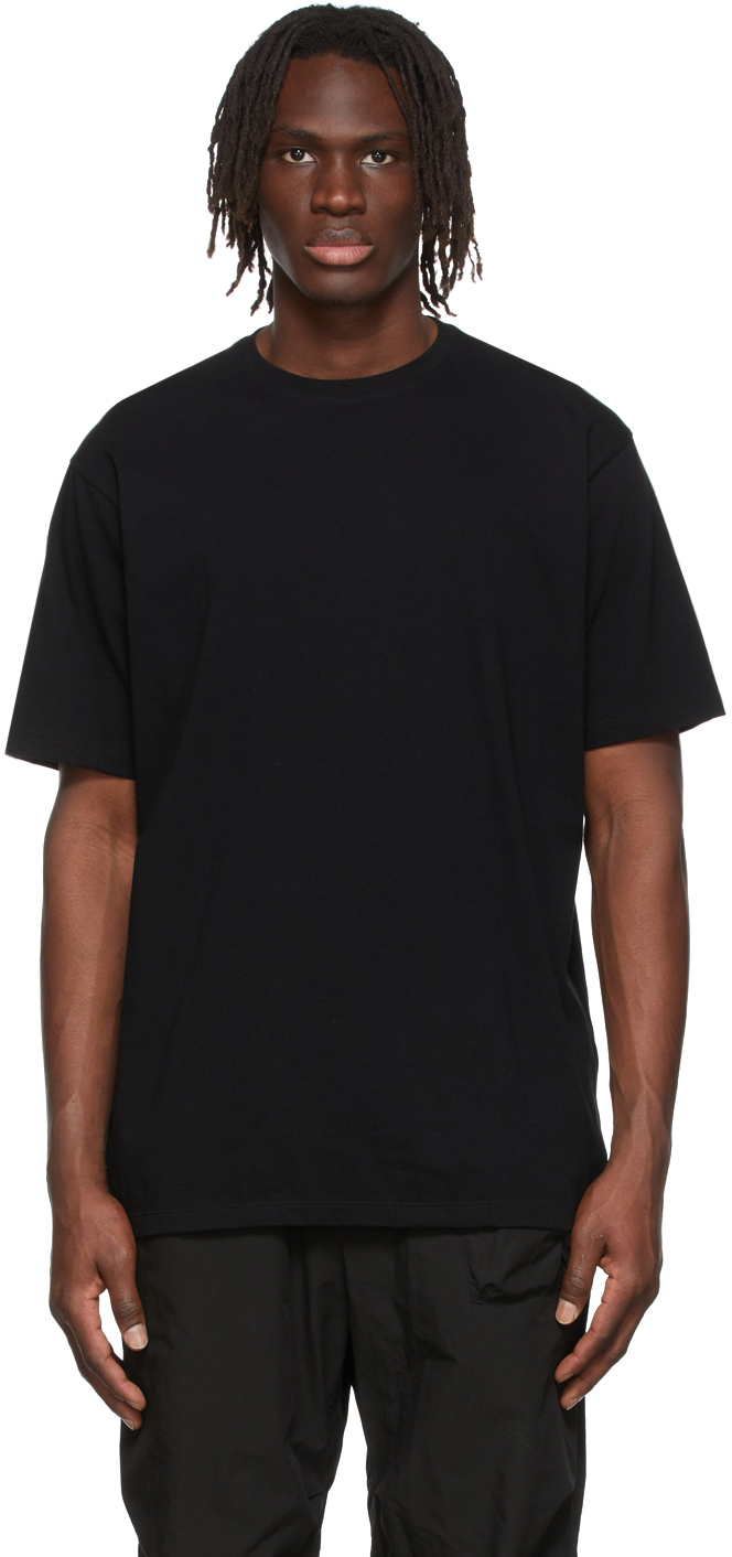 The Viridi-anne Black Logo Embroidery T-Shirt