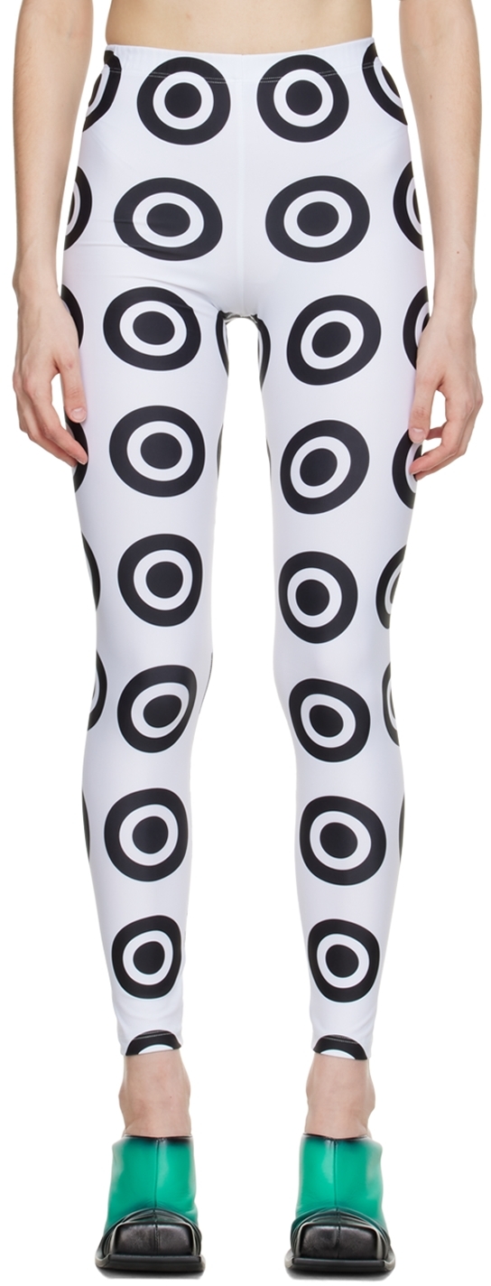 Black Lycra Leggings by FIDAN NOVRUZOVA 