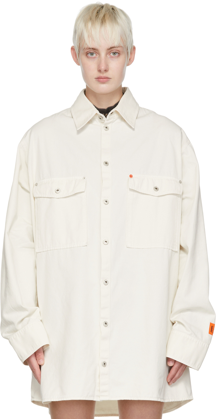Heron Preston Off-White Cotton Shirt