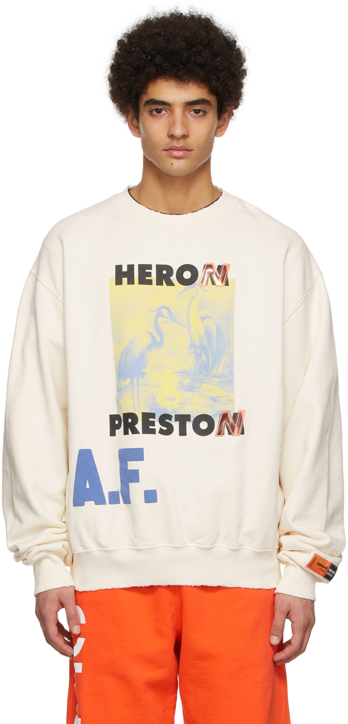 Heron Preston Off-White Cotton Sweatshirt