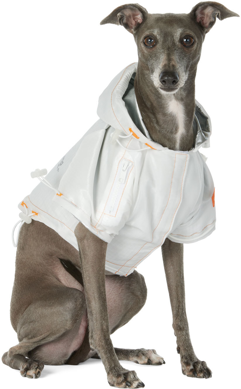 HERON PRESTON WHITE VIP EDITION NASA LOGO WINDBREAKER JACKET