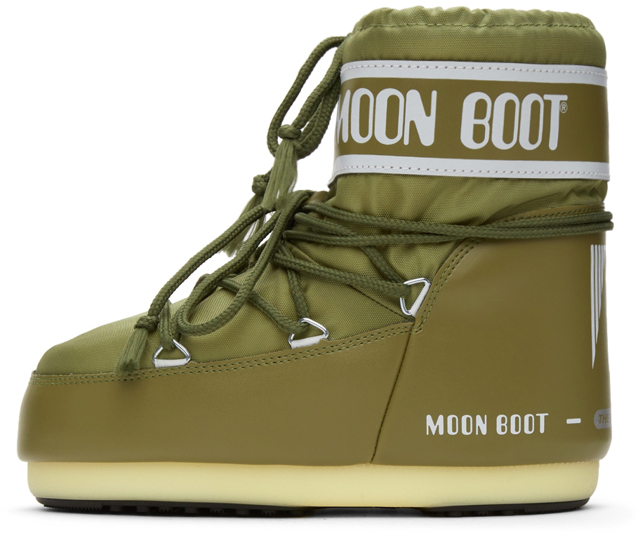 Moon Boot snowboots ICON LOW NYLON KHAKI