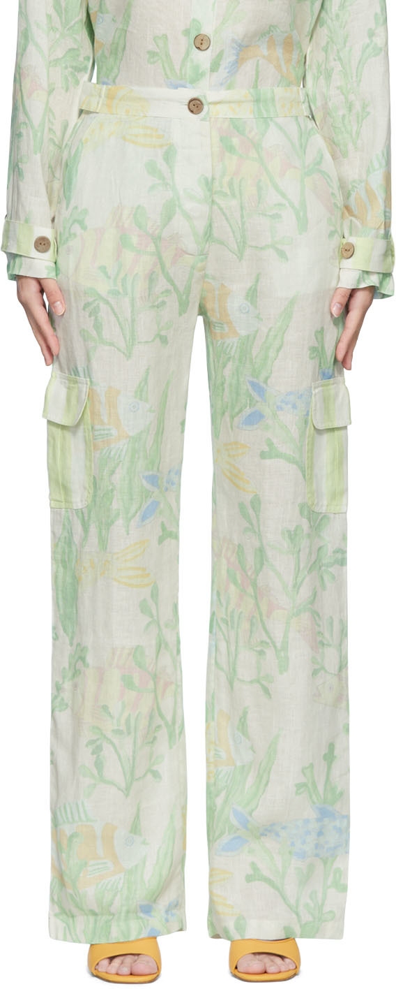 HELMSTEDT Off-White Mita Trousers