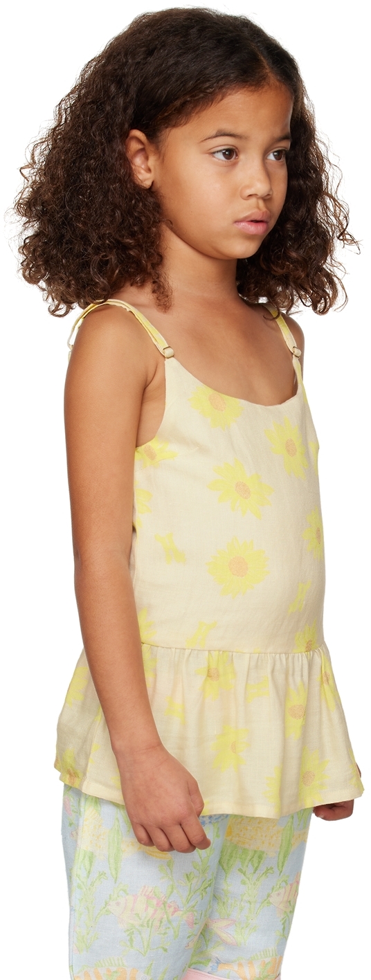 HELMSTEDT SSENSE EXCLUSIVE KIDS YELLOW MIRA TANK TOP 