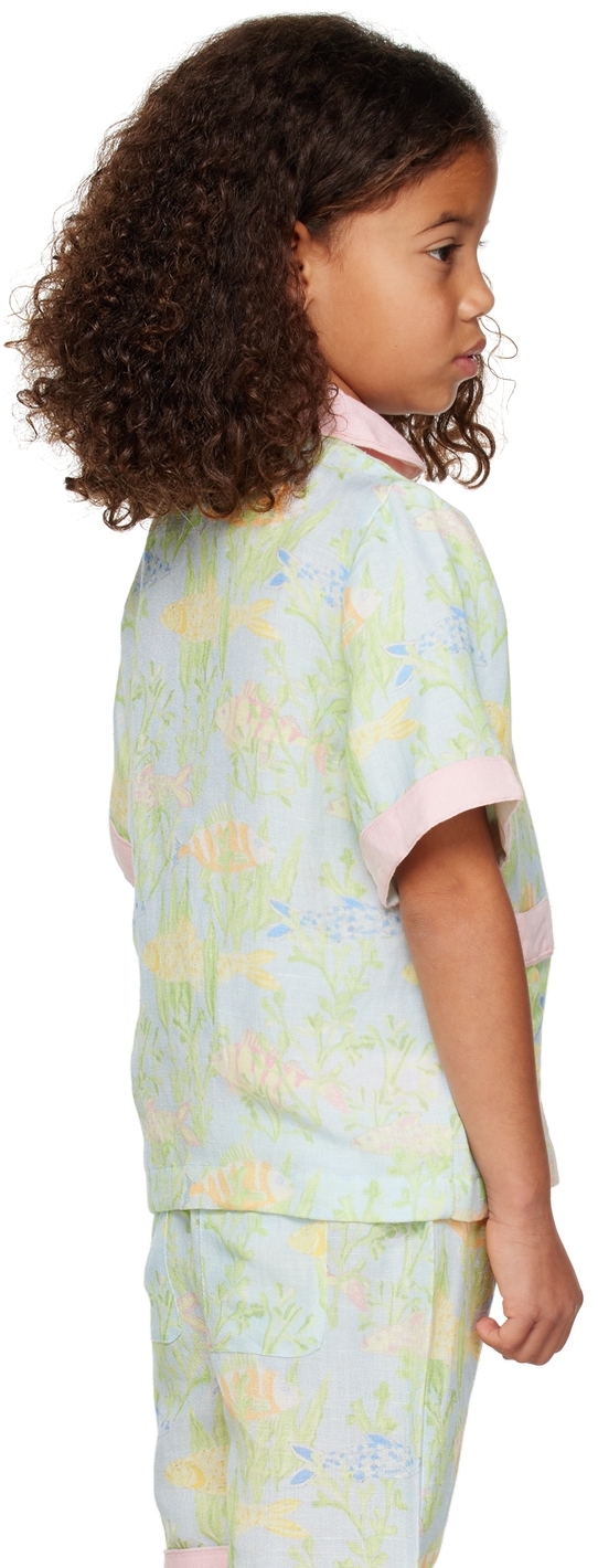 Helmstedt Ssense Exclusive Kids Blue Kanta Shirt In Blue