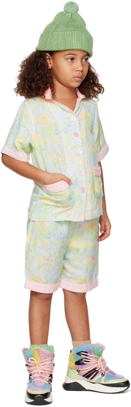 Helmstedt Ssense Exclusive Kids Blue Kanta Shirt In Blue