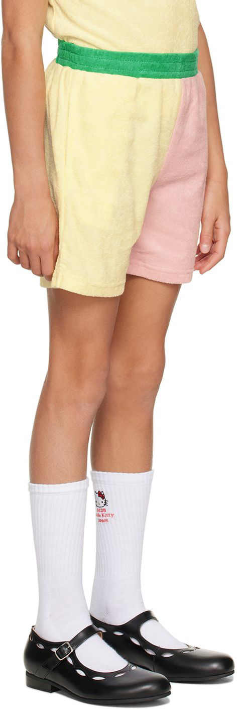 Helmstedt Ssense Exclusive Kids Multicolor Ricco Shorts In Yellow