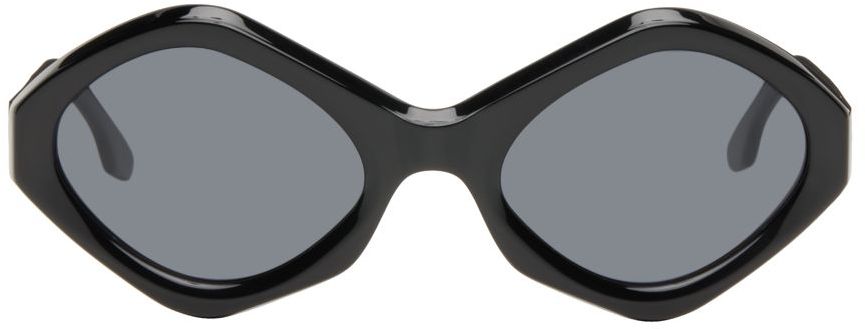 Kiko Kostadinov Black Octavia Sunglasses